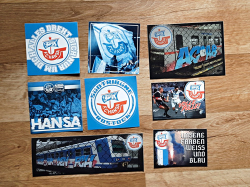 Hansa rostock aufkleber - rostock, fch