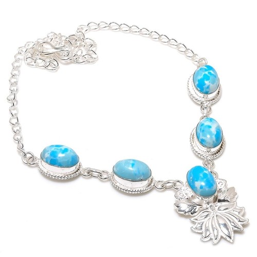 Blauer larimar edelstein - blauer,
