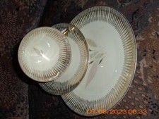 Sammeltasse Art Deko Bavaria D&R W Weissenstadt Goldrand Blumenmotiv 1930´er?