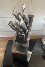 WMF Messerblock Edelstahl Gourmet 8 fach bestückt super Top !!!