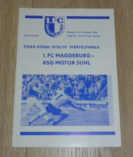 Programmheft magdeburg - fc,