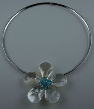 Kette mit muschel blume - mit,