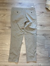 Finshley & Harding Herren Chino 34 Beige Baumwolle Hose Business Casual