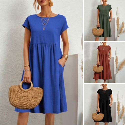 Frauen sommer soild maxi - frauen,