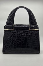 Modell Royal Vintage Leder Handtasche Ledertasche Retro Schwarz Damentasche