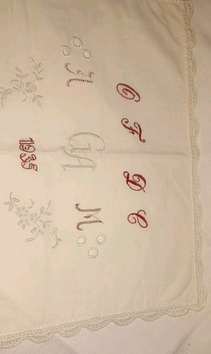 Abc stickmustertuch kreuzstich - stickmustertuch,