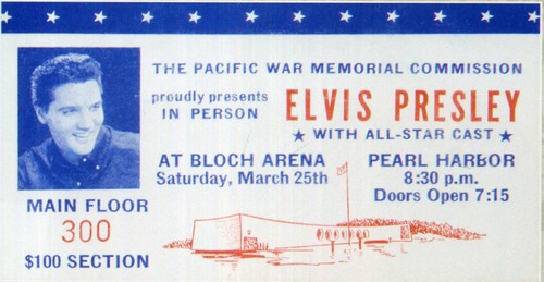 Elvis presley concert ticket - ticket,