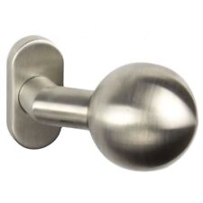 Aqbau® Türknauf Edelstahl Zylinderform Türknopf Oval fest