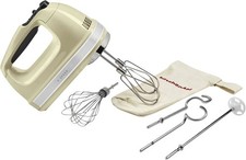 Kitchenaid Handmixer 5KHM9212EAC Creme 85 Watt 9 Stufen  + Zubehör B Ware