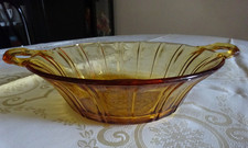 Schale Pressglas Handhabe