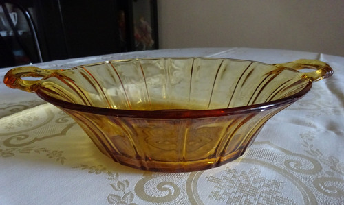 Schale pressglas handhabe - pressglas,