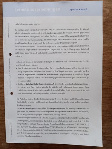 Lernstandserhebung test - lernstandserhebung,