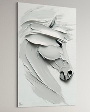 Pferde Leinwand Bild Abstrakt