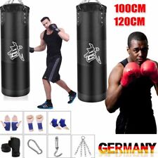 Boxsack Set Boxhandschuhen Erwachsene Punching Training Bag Sandsack 100/120cm