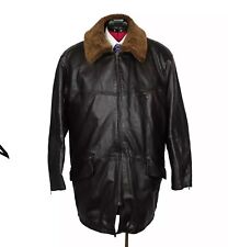 Cerruti 1881 Brothers Lederjacke 50 Classic Echtes Leder Braun Vintage *TOP*