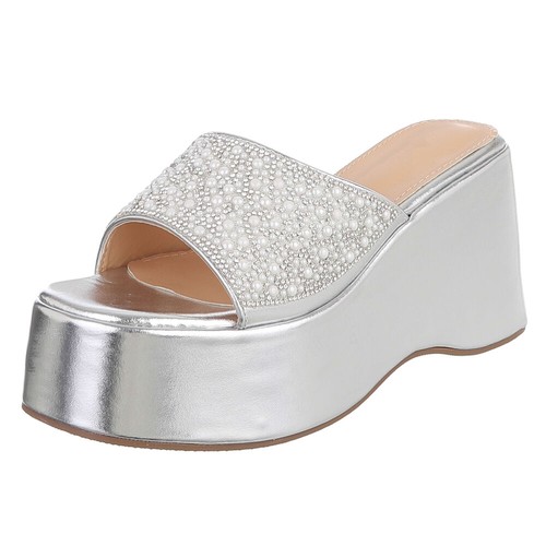 Damen mules mit perlen - mules, und