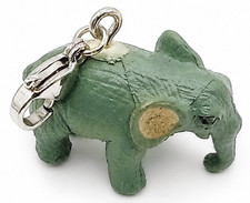Elefant charm clip - charm, anhänger