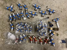 Großes Konvolut Press-/Steck-T-Stücke 32 mm – DVGW/TH-Kontur, Lagerware