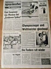 DEUTSCHES SPORTECHO 3. Juni 1982 WM-Team-Spanien Kuweit H. Wilk SC Empor Rostock