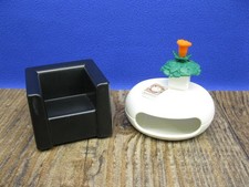 Sessel mit Tisch & Zubehör