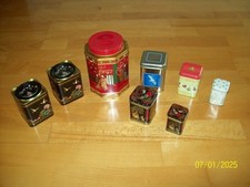 viele verschiedene Tee Dosen Blech Dosen Kaffee Vorratsdosen Aufbewahrung