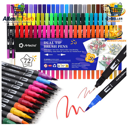 Dual brush pen - dual, farben