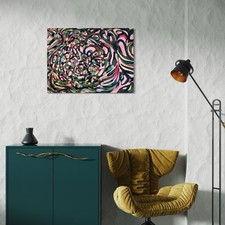 ORIGINAL Acryl Bild Gemälde  Abstrakt bunt Malerei Kunst Modern HANDGEMALT