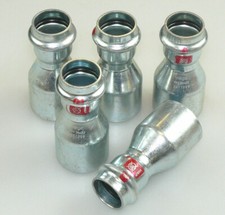 5x VIEGA PRESTABO STAHL PRESS REDUZIERSTÜCK 35 MM x 22 MM FITTING REDUZIERUNG