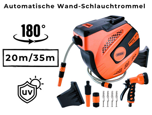 Schlauchaufroller wasser 20m - schlauchaufroller,