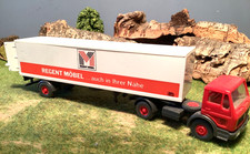 Wiking LKW Lastzug Sattelzug Regent Möbel Mercedes Zugmaschine 1:87 H0