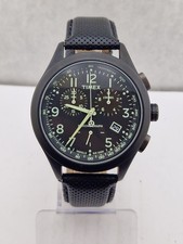 Chrono Uhr TIMEX schwarz