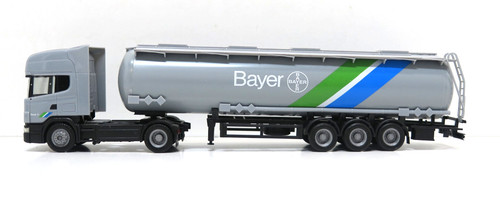 Grauer sattelschlepper scania - sattelschlepper,
