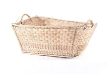 alter Flechtkorb Deko retro vintage design Korb Wäschekorb Bastkorb