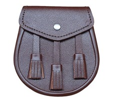 Neu schottisches braunes LEDER