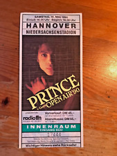 PRINCE "OPEN AIR 1990" Konzertkarte  Live in HANNOVER 19.05.1990 
