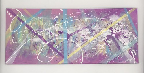 Handgemalt kunst leinwand bild - handgemalt,
