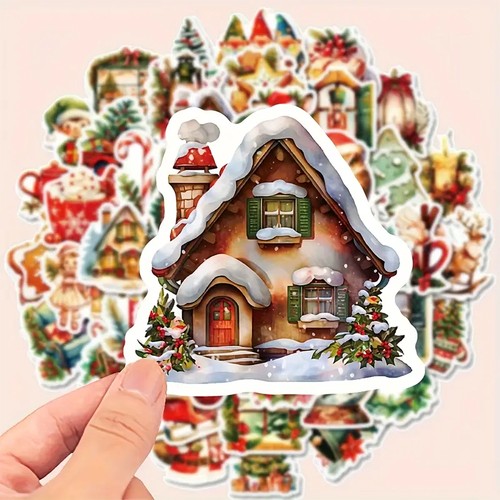 Weihnachtssticker set bunte - weihnachtssticker,