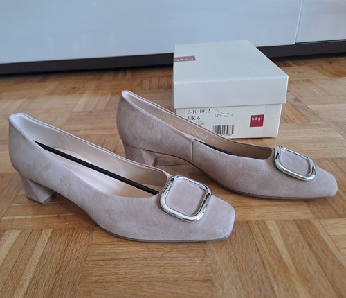 Högl pumps wildleder taupe - högl,