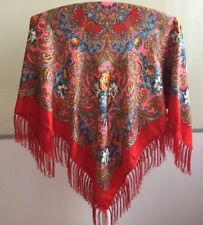 Ostern Geschenk Ukrainischer Russischer Tuch Pavlovo Stil 110x110cm M18