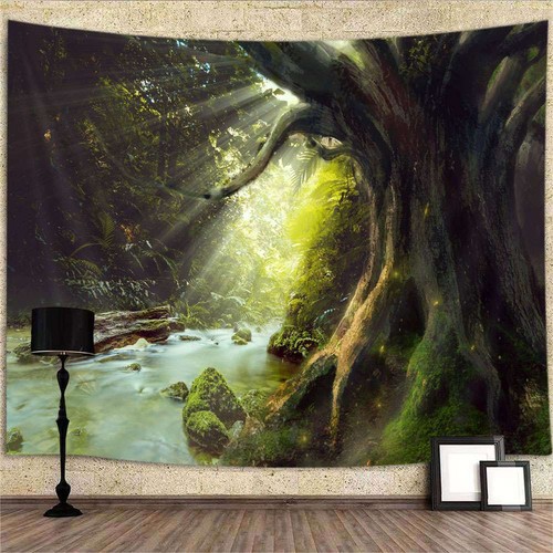 Bach wald natur poster xxl - bach,