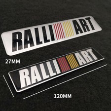 1 Stück Car Abzeichen Schriftzug Chrom Aufkleber Badge Für Mitsubishi RALLI ART