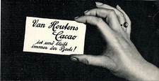 Van Houten Cacao ist und bleibt immer der Beste - Historische Reklame von 1906
