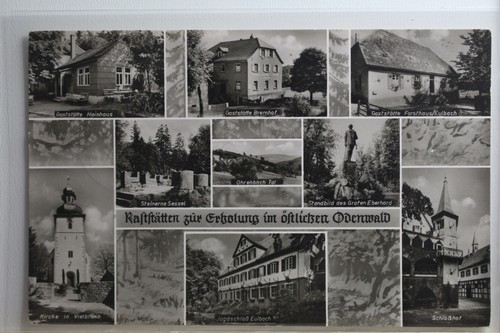 Odenwald mehrbildkarte - ak,