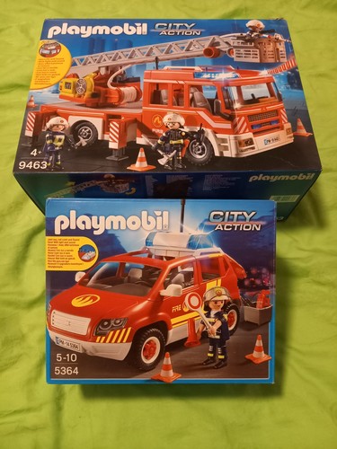 Playmobil feuerwehrauto mit - feuerwehrauto,