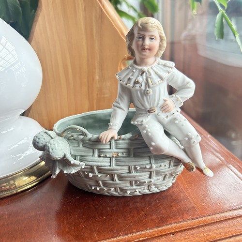 Antike biskuit porzellan vase - antike,