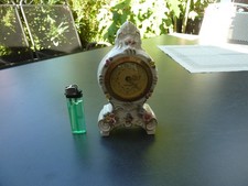 Kaminuhr Tischuhr Porzellan Dresden Werk Mercedes 17 cm hoch