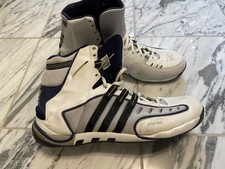 Fechtschuhe adidas  Fencing adiPRENE, Gr. 12 (EU 47 1/3), weiss-schwarz