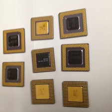 Schrott Cpus 8 Stück alte CPU Pentium 486 DX und 586 , pentium