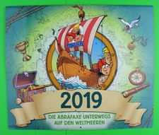 WIPA Mosaik Kalender Die Abrafaxe unterwegs auf den Weltmeeren 2019 neuwertig
