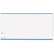 HERMA Buchschoner, Buchumschlag, Buchhülle, transparent, Rand blau